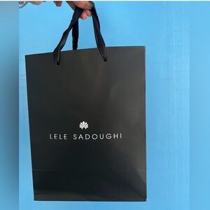 Lele Sadoughi shopping bag